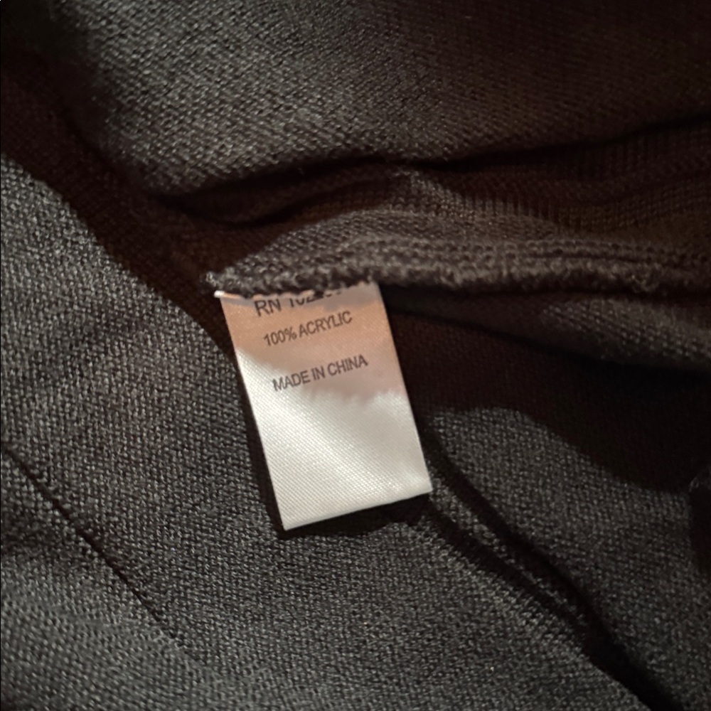 Connected Apparel Black Knit Dress - Picture 3 of 5